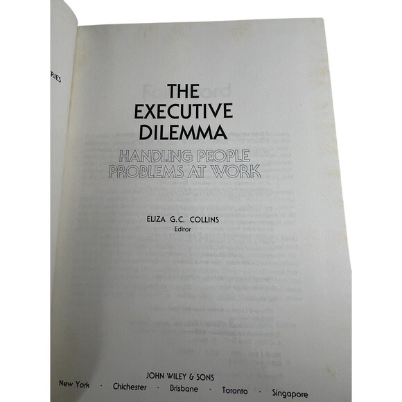 The Executive Dilemma: Handling People Problems At Work Harvard Business Review - Picture 7 of 16
